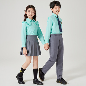 Uniforme della scuola primaria e degli studenti della scuola secondaria uniforme da prestazione uniforme di classe in stile College - Product Image 2