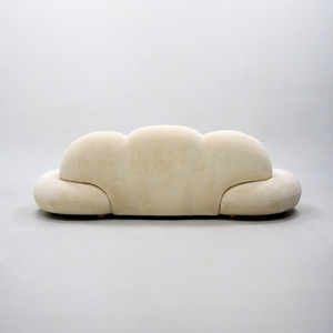 Canapé Nuage Moderne et Simple en Polaire d'Agneau, Ensemble de Canapés Modulaires Crème en Forme de Nuages, pour Salon, Direct Usine - Product Image 6