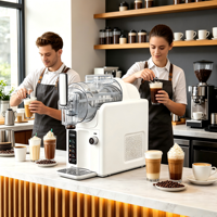 Nouvelle machine à crème glacée automatique compacte 2L 22L avec double réservoir 220V