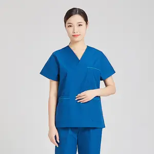 कस्टम नर्स वर्दी स्पैन्डेक्स अस्पताल वर्दी चिकित्सा Scrubs फैशन Scrubs वर्दी सेट