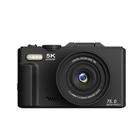 Dijital fotoğraf makinesi 3.0 "Flip ekran WIFI 18X dijital Zoom 4K Vintage Vlog Video kaydedici YouTube Webcam kameralar