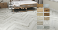 Hochwertiger Vinyl-LVT-Bodenbelag ohne Klebstoff, ohne Klicksystem, einfach zu verlegen, mit Holz- und Steinmustern, individuell anpassbar, für den Innenbereich.