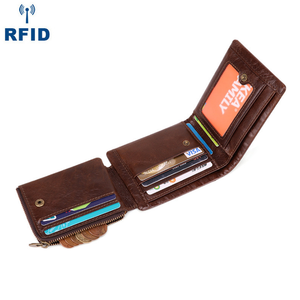 Cartera delgada rfid <span class=keywords><strong>para</strong></span> hombre, billetera pequeña de negocios, vintage, <span class=keywords><strong>al</strong></span> <span class=keywords><strong>por</strong></span> <span class=keywords><strong>mayor</strong></span> - Product Image 5