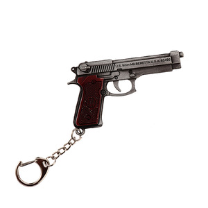 New Realistic P92 model key ring tactical P92 gun shape key chain decorative plastic key holder