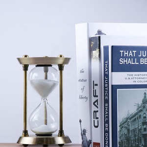 30 Phút Kim Loại Khung Kính Đồng Hồ Cát Cát Hẹn Giờ 50 PHÚT Đồng Hồ Cát - Product Image 4