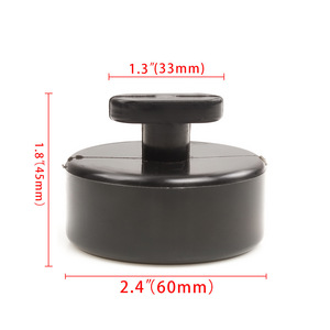 Almohadillas de goma para elevación CRASTP, paquete de 4, para posicionamiento de gatos de coche Chevrolet Land Cruiser C5 C6 C7 GS - Product Image 2