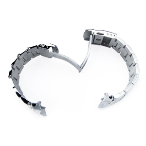 <span class=keywords><strong>Correa</strong></span> de <span class=keywords><strong>Reloj</strong></span> de Acero Inoxidable 316L con Eslabones Fijos con Tornillo, Tipo de 3 Micro Orificios, Ajustable y Cepillada - Product Image 4