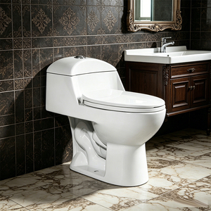 Inodoro de una pieza con sifón en S para baños, económico, de gran venta en Sudamérica - Product Image 5