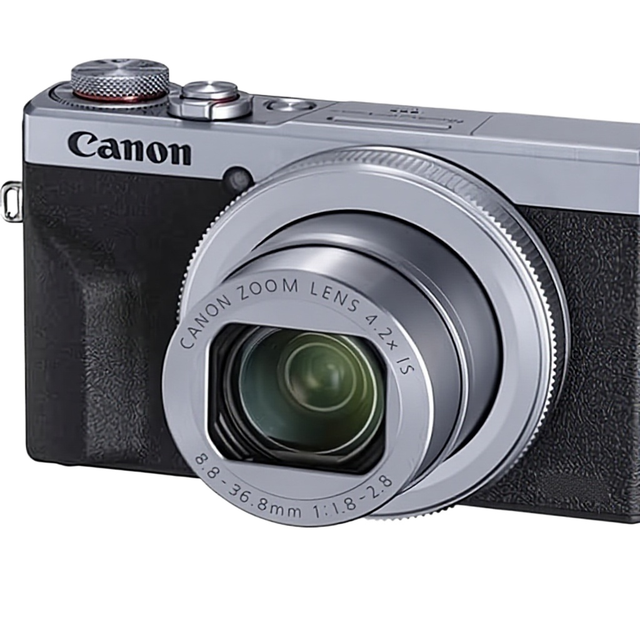 G7X Mark III Point & Shoot 2x-7x Optical Zoom CMOS Sensor Digital Camera with Optical Image Stabilization (Silver) International