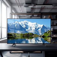 Téléviseur LED LCD HD noir de 24 pouces avec rétroéclairage LED pour écran large Full HD 1080P, idéal pour l'hôtellerie, la cuisine, la chambre et les camping-cars
