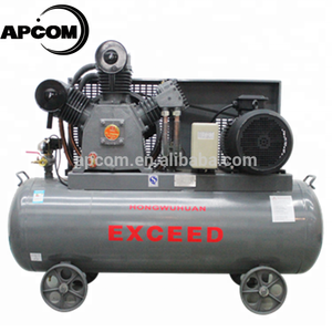เครื่องอัดอากาศแบบลูกสูบ APCOM 380V แบบหล่อลื่นด้วยน้ำมัน สำหรับอุตสาหกรรม พร้อมถังแรงดันและมอเตอร์ - Product Image 5