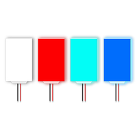 Feuille de rétroéclairage LED blanche personnalisée pour modules d'affichage LCD, haute luminosité, fine, OEM ODM avec plaque guide-lumière, directement de l'usine
