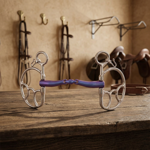 Mors de cheval Tough Tack en titane à double articulation Kimblewick, modèle TT-PTB-001, 50x50x40cm, 6 - Product Image 3