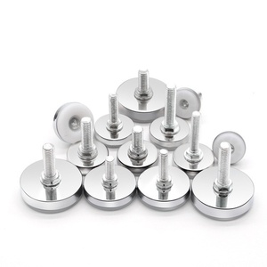 Patas Redondas Ajustables de Acero Inoxidable para Muebles - Diseño Moderno y Sencillo para Gabinetes y Sillas - Product Image 3