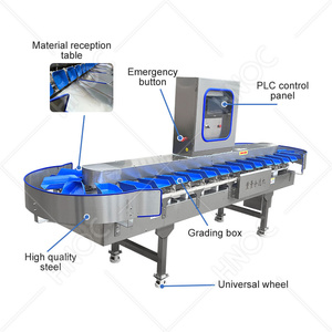 HNOC 야채 아보카도 망고 정렬 학년 기계 물고기 분류기 기계 새우 정렬 기계 판매 - Product Image 2