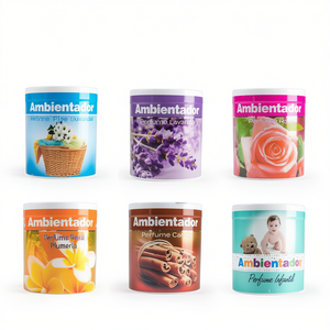 Ambientador Gel Lata Surtida 12 Unid 95 Gr Perfume Variado Para Hogar - Product Image 2