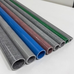 Tubo Redondo de Fibra de Vidrio/Tubo Redondo de FRP/Tubo Redondo Pultruido para Uso en Construcción con Servicios de Soldadura, Doblado y Corte - Product Image 6