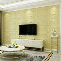 Panneaux muraux en mousse 3D autocollants, résistants à l'humidité, papier peint à coller pour mur en ciment, décoration de fond de salon