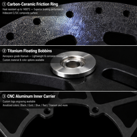 Disque de frein avant haute performance en carbone-céramique pour moto BMW R 1300 GS 2003-2026 R1300GS – Rotors de frein légers en carbone