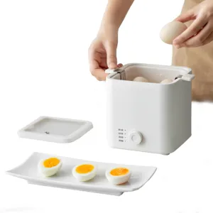 Home Kitchen Portable Electric Egg Boiler 4 in 1 Egg Steamer Automatic Hard / Medium/ Soft Egg Cooker