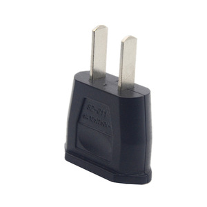 Travel <b>Adapter</b> Us To Eu <b>Plug</b> Converter 4.0mm Round To Flat Pin Universal <b>Power</b> <b>Adapter</b> For International Use - Product Image 5