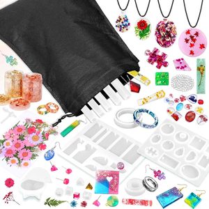 219Pcs Kit Resina para Iniciantes, Kit de Resina Mold com Silicone e Resina Epóxi para Fazer Jóias DIY Conjunto - Product Image 2