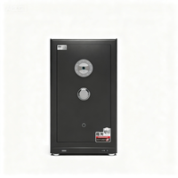 Chenguang Safes Tresor mit Fingerabdruck-Schlüsselschloss, Diebstahlsicher, Feuerfest, Wasserdicht, Komplett aus Stahl, für Schmuck, Geld und Heimgebrauch