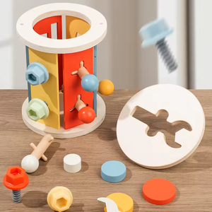 <span class=keywords><strong>En</strong></span> <span class=keywords><strong>bois</strong></span> Montessori multifonctionnel 3 <span class=keywords><strong>en</strong></span> 1 jouets éducatifs boîte à monnaie <span class=keywords><strong>jouet</strong></span> boîte à <span class=keywords><strong>outils</strong></span> <span class=keywords><strong>outils</strong></span> de réparation déverrouiller jeu enfants jouets pour enfants - Product Image 2