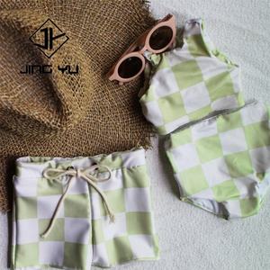 Traje de Baño Ecológico de Nuevo Diseño 2024, Traje de Baño de Dos Piezas para Niños, Bikini Estampado para Bebés - Product Image 2