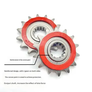 Juego de <span class=keywords><strong>Cadena</strong></span> para Motocicleta Compatible con Huanglong BJ300GS BN302 TNT302, Modificación de <span class=keywords><strong>Cadena</strong></span> Silenciosa, Tamaño del Piñón, Sello de Aceite - Product Image 4