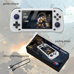 NOUVELLE Console de Jeux Vidéo Portable G28 Rétro avec Écran IPS de 4,3 Pouces, Lecteur Vidéo de Poche, 128 Go de Jeux, Cadeau pour Garçon, Système Linux - Product Image 5