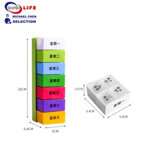 Pillen dose C1248 Werbe-Pillen dose 2017 neue große Fach größe - Product Image 4
