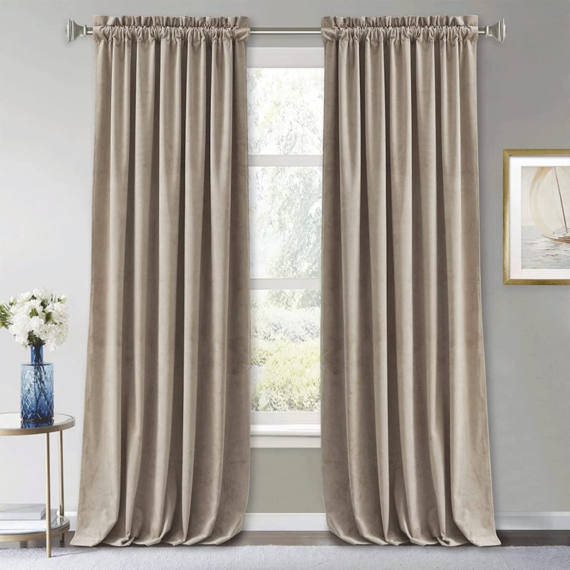 Ready Made Blackout Fabric Curtain for