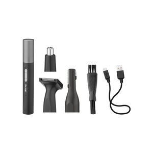 เครื่องตัดขนจมูกไฟฟ้าเคเมอิ 3 อิน 1 เครื่องตัดขนคิ้วอเนกประสงค์พร้อมการชาร์จ USB สีดำ KM-6668 - Product Image 1