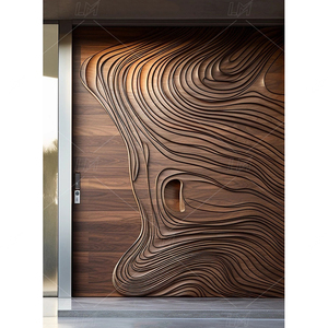 Villa Design moderne de haute qualité 3D en <span class=keywords><strong>bois</strong></span> <span class=keywords><strong>massif</strong></span> Extérieur Villa Pivot <span class=keywords><strong>Porte</strong></span> <span class=keywords><strong>d</strong></span>'<span class=keywords><strong>entrée</strong></span> pour résidentiel - Product Image 6