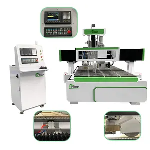 3D CNC Router gỗ Máy CNC Router máy cho gỗ và kim loại 4 trục quay