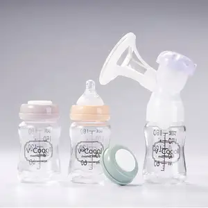 优质防滑双酚a免费聚丙烯奶瓶婴儿防丢失盖婴儿奶瓶防绞痛奶瓶来样定做