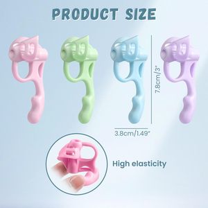 Lápices de Silicona Unisex de la Marca SX para Educación <span class=keywords><strong>Especial</strong></span> y <span class=keywords><strong>Autismo</strong></span>, Juguetes Sensoriales Escolares, Agarres para Lápices para Practicar la Escritura a Mano para Niños - Product Image 6