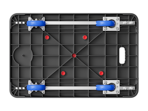 BC-864 ढहने योग्य व्यवसाय वर्ग रोलिंग कार्ट 4 व्हील स्टोरेज ट्रॉली फोल्डेबल हैंड ट्रक बाजार पुश कार्ट - Product Image 2