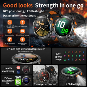 Montre intelligente VVS homme sport, assistant vocal Android, fitness santé, tracker BT, appel, OEM, faible MOQ - Product Image 4