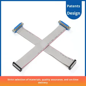 2.54 <span class=keywords><strong>IDC</strong></span> kết nối cáp <span class=keywords><strong>d</strong></span>_<span class=keywords><strong>sub</strong></span>-DB-37P nữ tiêu đề ép hàng loại 1.27mm ul2651 Cáp - Product Image 3