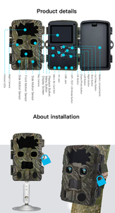 Starlight Night Vision Dual Lens Native 4K 32MP 30FPS <strong>Hunting</strong> Cameras With Waterproof IP66 for Wildlife Monitoring <strong>Trail</strong> <strong>Camera</strong> - Product Image 3