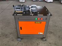 Machine à cintrer les barres d'acier GWH24 avec moteur à engrenages, équipement de cintrage de barres d'armature pour la construction en acier au carbone, haute efficacité