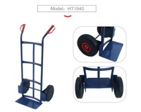 Carretilla de Mano Industrial Resistente de 6 Ruedas con Plataforma de Acero Plegable y Bloqueable para Subir Escaleras, Carro de Herramientas para Transporte