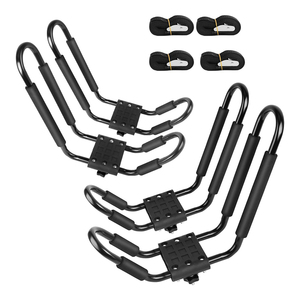 Soporte para Kayak de Alta Resistencia para <span class=keywords><strong>Coche</strong></span>, Barra en J para Canoa, Tabla de <span class=keywords><strong>Surf</strong></span>, Soporte de Montaje para SUV, Barra Transversal de Almacenamiento - Product Image 4