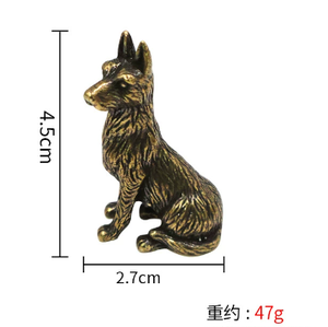 Chinese Fengshui Desk Decoration Bronze <strong>Ornaments</strong> Horse Tiger Small <strong>Antique</strong> Animal Brass <strong>Ornaments</strong> - Product Image 2