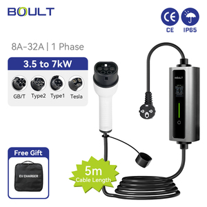 Station de recharge domestique pour véhicules électriques réglable <span class=keywords><strong>16A</strong></span>, nouvelle 3,5 kW pour Tesla Type1 Type2 GBT, <span class=keywords><strong>chargeur</strong></span> pour véhicules électriques - Product Image 4