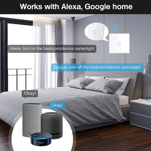 Interruptor de Luz Táctil de Pared, Compatible con WiFi, App Tuya, Control por Voz, Interruptor Eléctrico RF, Productos Multitarea para Hogar Inteligente - Product Image 2