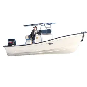 Liya 25ft chine bateau fournitures de pêche vente de coque de bateau en fibre de verre