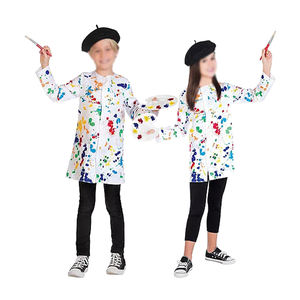 Costume d'artiste créatif pour enfant pour Halloween, <span class=keywords><strong>tenue</strong></span> <span class=keywords><strong>de</strong></span> journée carrière pour enfant, peinture, <span class=keywords><strong>peintre</strong></span>, déguisement <span class=keywords><strong>de</strong></span> scène pour la maternelle - Product Image 1
